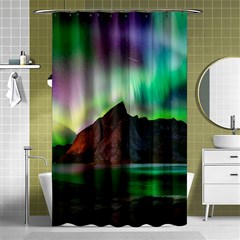 Aurora Borealis Nature Sky Light Shower Curtain 48  X 72  (small)  by Grandong