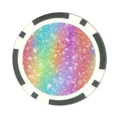 Rainbow Colors Spectrum Background Poker Chip Card Guard by Ravend