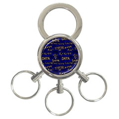 Art Pattern Design Background Graphic 3-ring Key Chain by Vaneshop