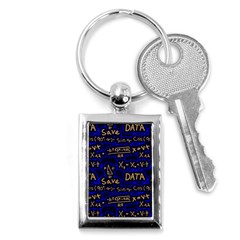 Art Pattern Design Background Graphic Key Chain (rectangle) by Vaneshop