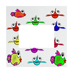 Fish Swim Cartoon Funnycute White Box Photo Frame 4  X 6  by Sapixe