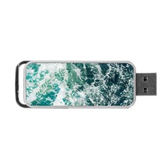 Blue Ocean Waves Portable Usb Flash (one Side) by Jack14