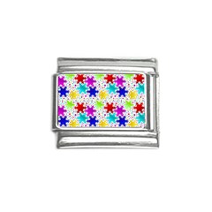 Snowflake Pattern Repeated Italian Charm (9mm) by Amaryn4rt