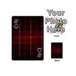 Black And Red Backgrounds Playing Cards 54 Designs (Mini) Front - SpadeJ