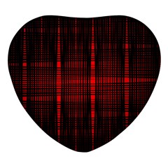 Black And Red Backgrounds Heart Glass Fridge Magnet (4 Pack) by Amaryn4rt