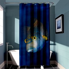 Fish Blue Animal Water Nature Shower Curtain 36  X 72  (stall)  by Amaryn4rt