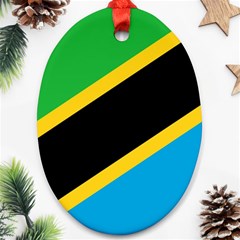 Flag Of Tanzania Ornament (oval) by Amaryn4rt