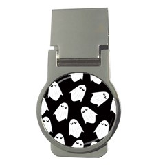 Ghost Halloween Pattern Money Clips (round)  by Amaryn4rt