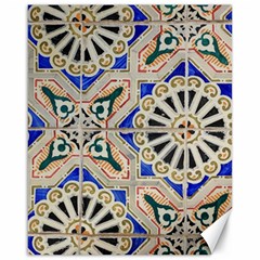 Ceramic-portugal-tiles-wall- Canvas 16  X 20  by Amaryn4rt