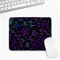 Retro-flower-pattern-design-batik Small Mousepad by Amaryn4rt