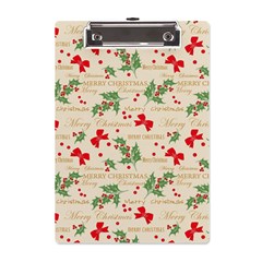 Christmas-paper-scrapbooking-- A5 Acrylic Clipboard by Amaryn4rt