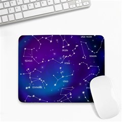 Realistic-night-sky-poster-with-constellations Small Mousepad by Amaryn4rt