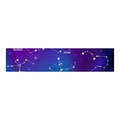 Realistic-night-sky-poster-with-constellations Velvet Scrunchie by Amaryn4rt