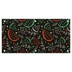 Seamless-vector-pattern-with-watermelons-mint -- Banner and Sign 6  x 3  Front