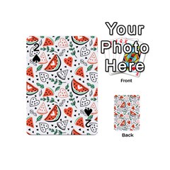 Seamless-vector-pattern-with-watermelons-mint Playing Cards 54 Designs (mini) by Amaryn4rt