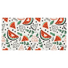 Seamless-vector-pattern-with-watermelons-mint Banner And Sign 4  X 2  by Amaryn4rt