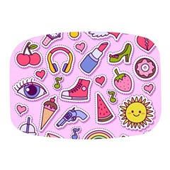 Fashion-patch-set Mini Square Pill Box by Amaryn4rt