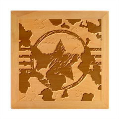 Military-camouflage-design Wood Photo Frame Cube by Amaryn4rt