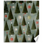 Christmas Trees Pattern Wallpaper Canvas 20  x 24  19.57 x23.15  Canvas - 1