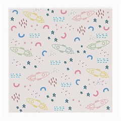 Spaceship Pattern Star Medium Glasses Cloth by Pakjumat