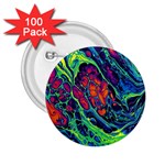 Color Colorful Geoglyser Abstract Holographic 2.25  Buttons (100 pack)  Front