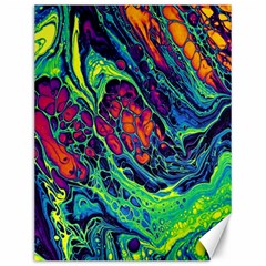 Color Colorful Geoglyser Abstract Holographic Canvas 12  X 16  by Modalart