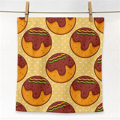 Takoyaki Food Seamless Pattern Face Towel by Sarkoni