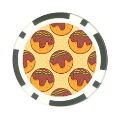 Takoyaki Food Seamless Pattern Poker Chip Card Guard (10 Pack) by Sarkoni