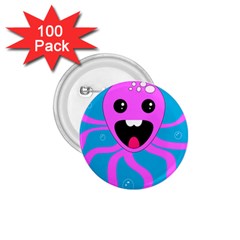 Bubble Octopus Copy 1 75  Buttons (100 Pack)  by Dutashop