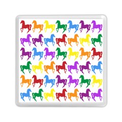 Colorful Horse Background Wallpaper Memory Card Reader (square) by Amaryn4rt