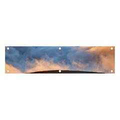 Landscape Sky Clouds Mountain Road Banner And Sign 4  X 1  by Sarkoni