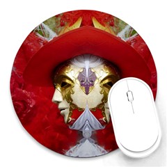 Carnival Düsseldorf Old Town Round Mousepad by Amaryn4rt