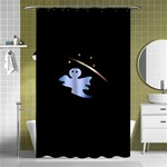 Ghost Night Night Sky Small Sweet Shower Curtain 48  x 72  (Small)  Curtain(48  X 72 )