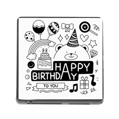 Happy Birthday Celebration Party Memory Card Reader (square 5 Slot) by Sarkoni