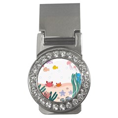 Cartoon Marine Life Marine Drawing Money Clips (cz)  by Sarkoni