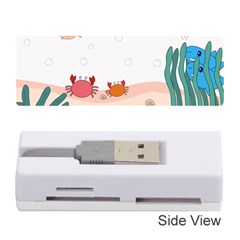 Cartoon Marine Life Marine Drawing Memory Card Reader (stick) by Sarkoni