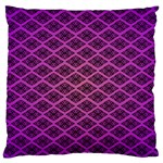 Pattern Texture Geometric Patterns Purple Standard Premium Plush Fleece Cushion Case (Two Sides) Back