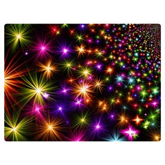 Star Colorful Christmas Abstract Premium Plush Fleece Blanket (extra Small) by Dutashop