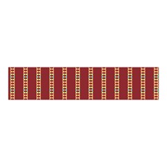 Pattern Background Red Stripes Velvet Scrunchie by Amaryn4rt