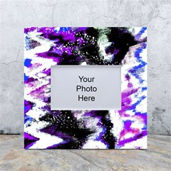 Abstract Canvas Acrylic Digital Design White Box Photo Frame 4  X 6  by Amaryn4rt