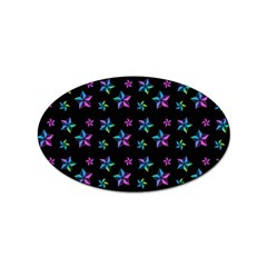 Stars Pattern Art Design Wallpaper Sticker (oval) by Ravend