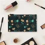 Flowers Leaves Pattern Seamless Cosmetic Bag (Small) Front