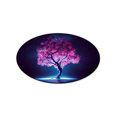 Beautiful Tree Flowers Sticker (oval) by 1212