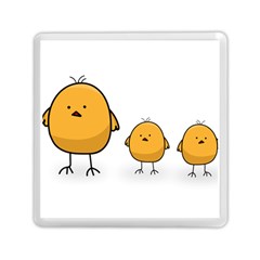 Chick Easter Cute Fun Spring Memory Card Reader (square) by Ndabl3x