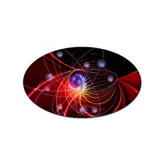 Physics Quantum Physics Particles Sticker Oval (100 Pack) by Sarkoni