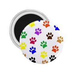 Pawprints Paw Prints Paw Animal 2 25  Magnets by Apen