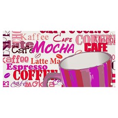 Coffee Cup Lettering Coffee Cup Banner And Sign 4  X 2  by Amaryn4rt