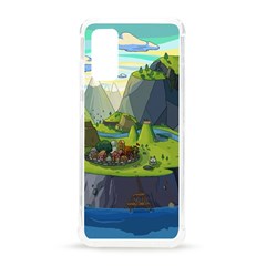 Cartoon Network Mountains Landscapes Seas Illustrations Adventure Time Rivers Samsung Galaxy S20 6 2 Inch Tpu Uv Case by Sarkoni