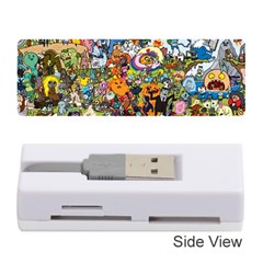 Cartoon Characters Tv Show  Adventure Time Multi Colored Memory Card Reader (stick) by Sarkoni