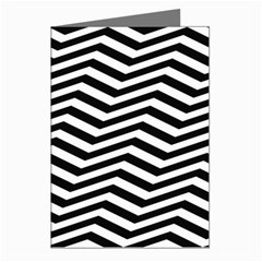 Zigzag Chevron Pattern Greeting Cards (pkg Of 8) by Dutashop